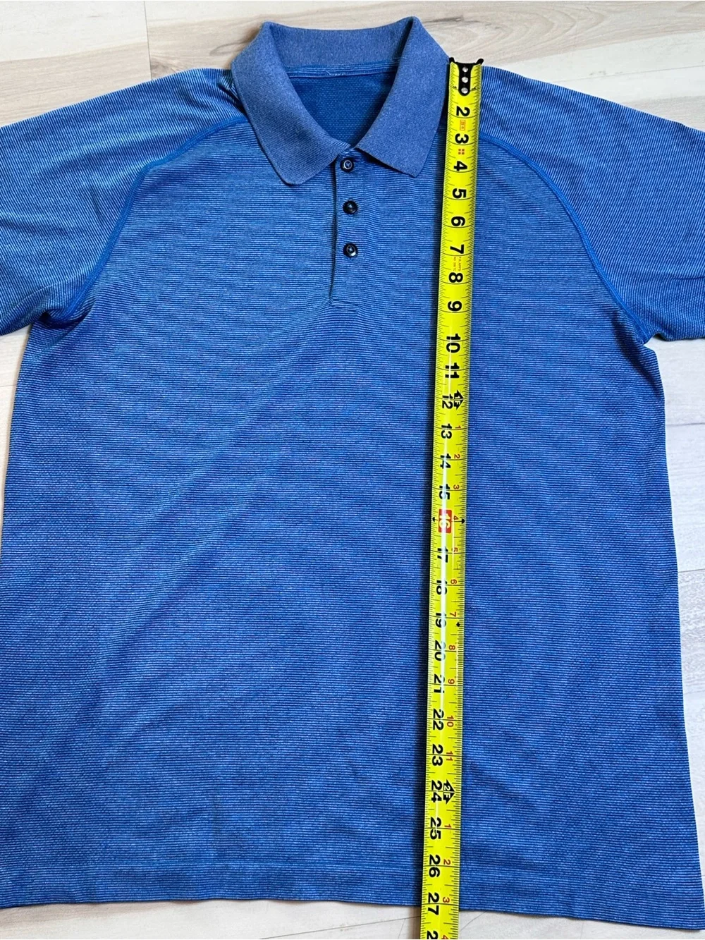 Lululemon Metal Vent Tech Polo Mens L Short Sleeve Collared Golf Gym Lightweight - Picture 3 of 10